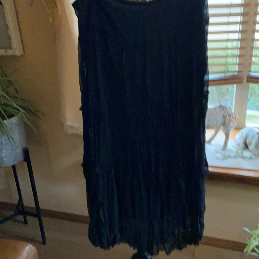 Long black skirt